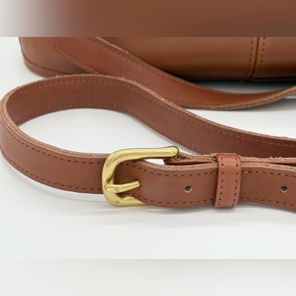 COACH Vintage (90’s)  Anderson 9976 Tan Leather Crossbody Bag -EUC - Picture 6 of 8